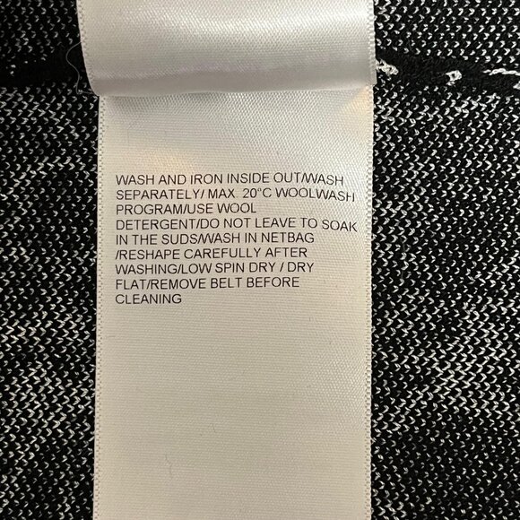 Escada Sport Open Front Cardigan Womens Size S Black Button Snap Sweater - Picture 10 of 16